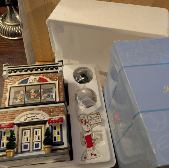 Department 56 Juliette's Bistro French Cuisine Model Vintage - Picture 11 of 11